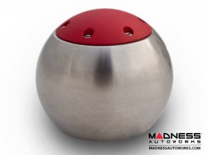 Dodge Dart Gear Shift Knob - Polished Billet Knob w/ Red Top